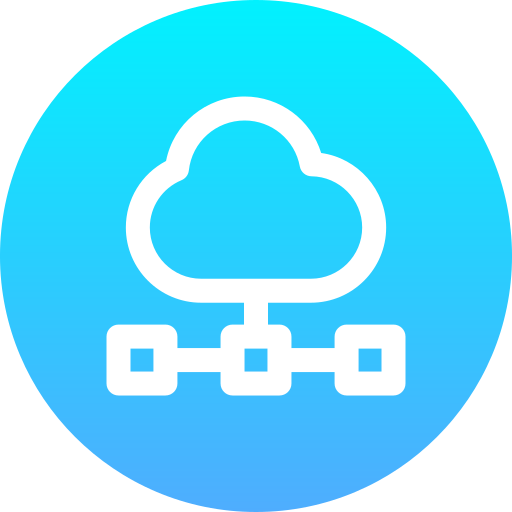 cloud-server Generic Flat Gradient icoon