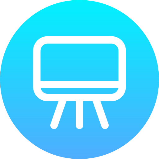 schoolbord Generic Flat Gradient icoon