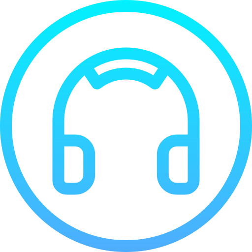 Headset Generic Gradient icon