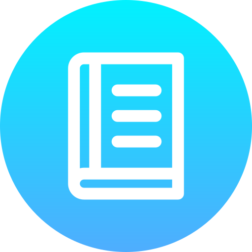 Book Generic Flat Gradient icon