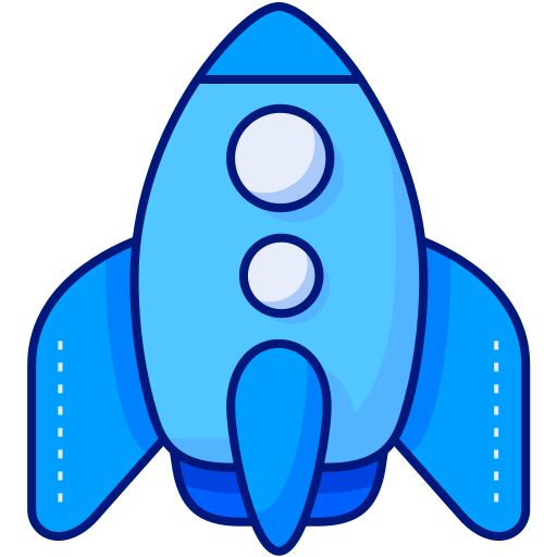 fusées Generic Blue Icône