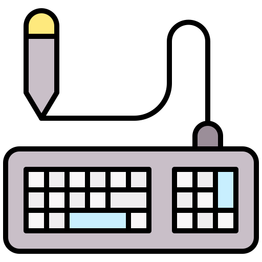 Клавиатура Generic Outline Color иконка