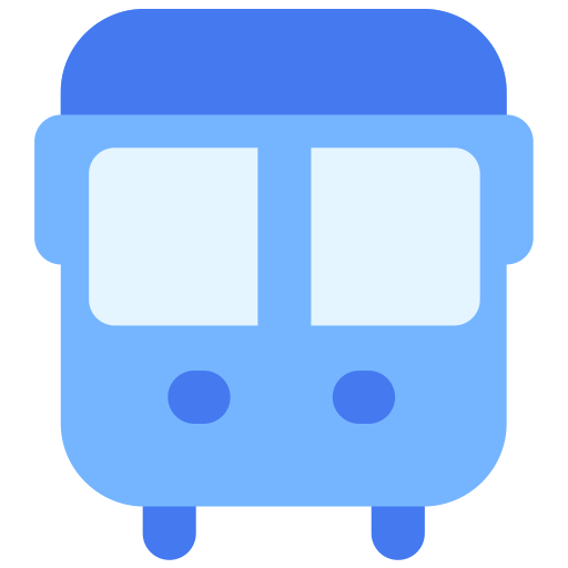 Bus school Generic Blue icon