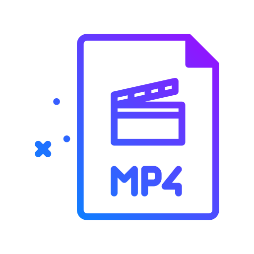 Mp4 Generic Gradient icon