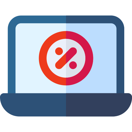 online einkaufen Basic Rounded Flat icon