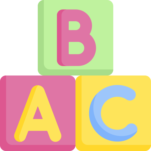 blok abc Special Flat ikona