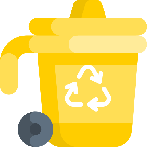 Recycle bin Kawaii Flat icon