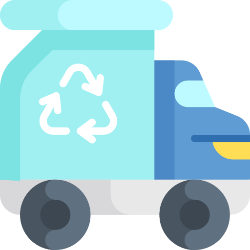recycling-lkw Kawaii Flat icon