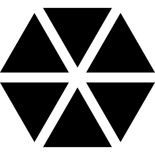 hexagone polygonal  Icône