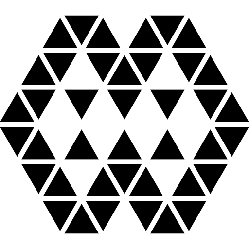 三角形の多角形の飾り  icon