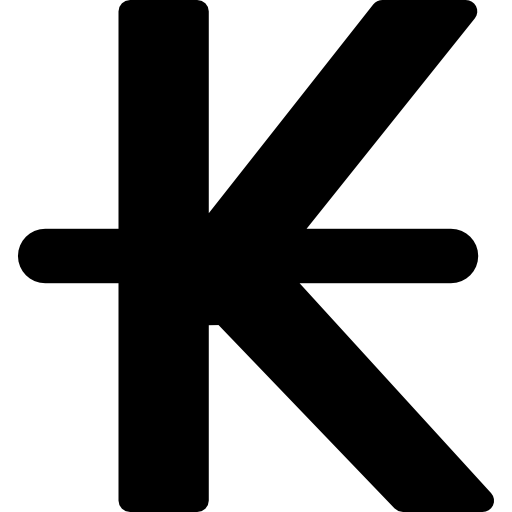 Laos kip currency symbol  icon