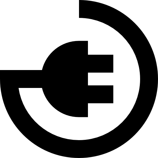 Electric plug  icon