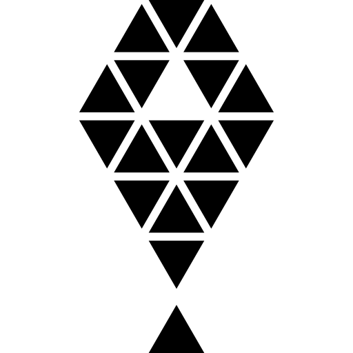 pipa poligonal  Ícone