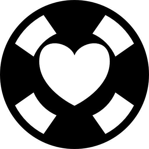 Heart on disk  icon