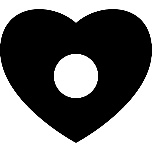 pulsante di registrazione del cuore  icona