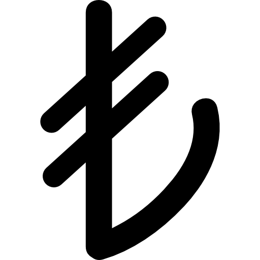 symbole de devise lire la turquie  Icône