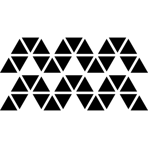 formes triangulaires formant des vagues  Icône