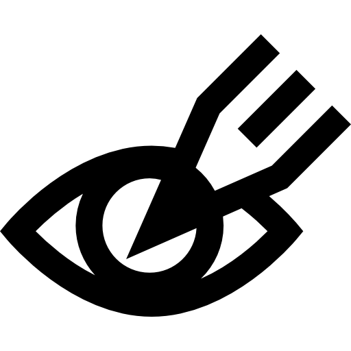 Eye and pencil  icon