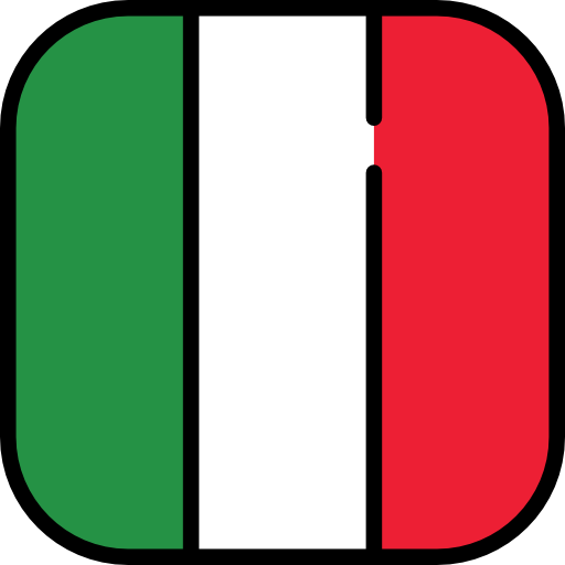 이탈리아 Flags Rounded square icon
