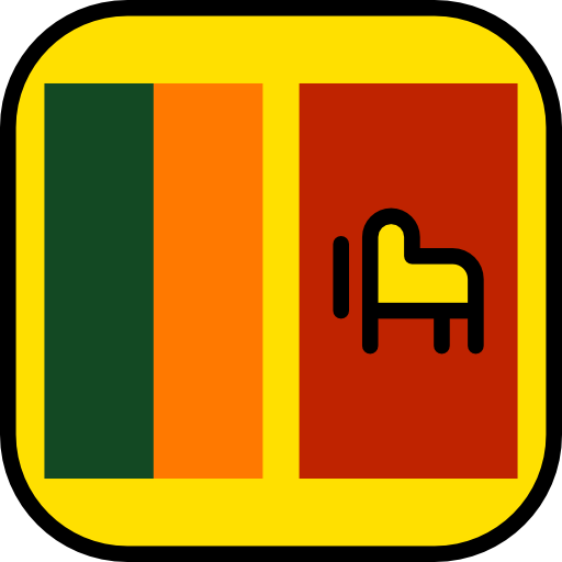 Sri lanka Flags Rounded square icon