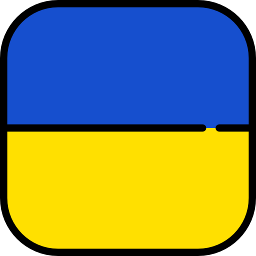 ucrania Flags Rounded square icono