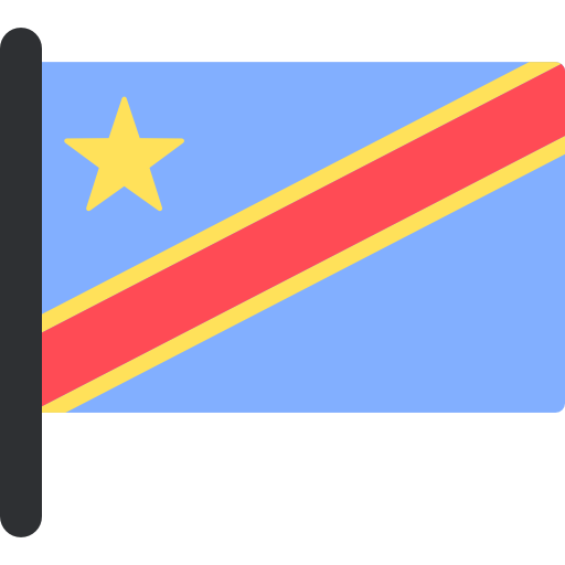 república democrática del congo Flags Mast icono