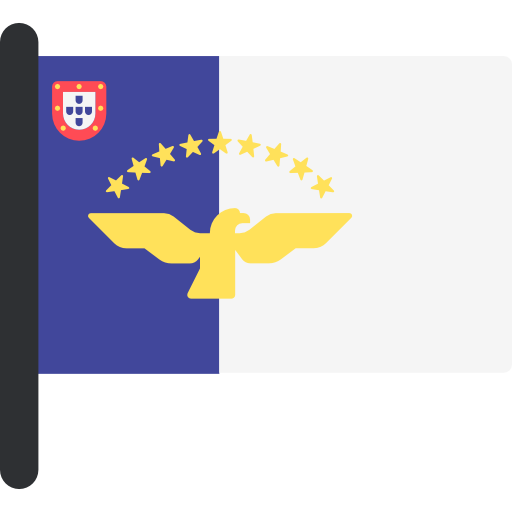 Azores islands Flags Mast icon