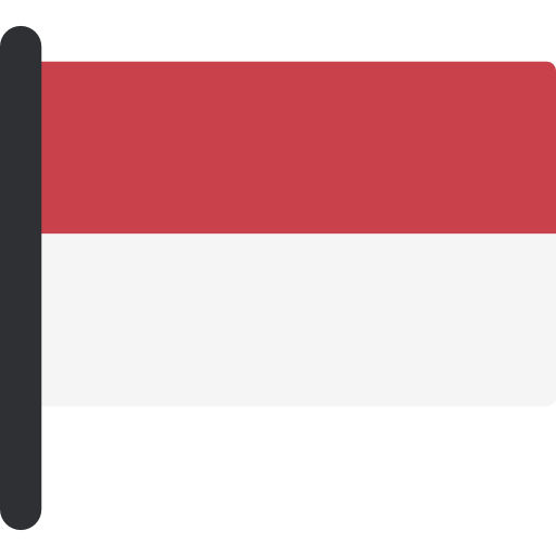indonésie Flags Mast Icône