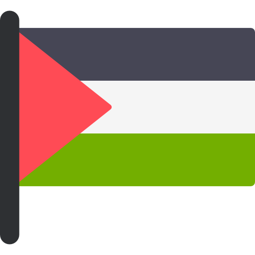 palestina Flags Mast icono