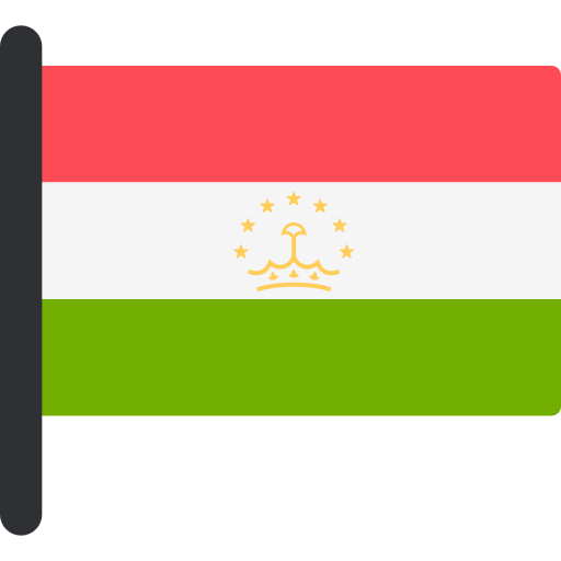 tadjikistan Flags Mast Icône