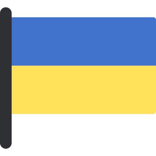 ucrânia Flags Mast Ícone