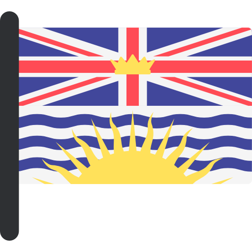 columbia britânica Flags Mast Ícone