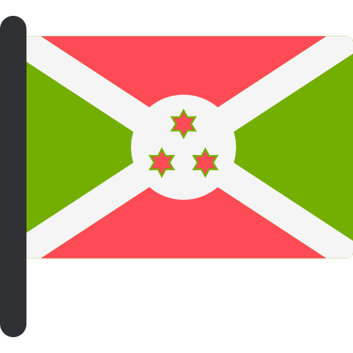 burundi Flags Mast Ícone