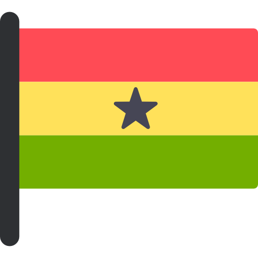 ghana Flags Mast Icône