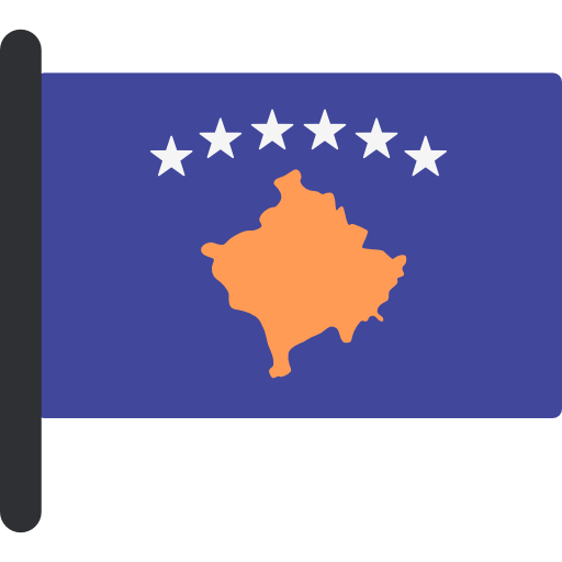 kosovo Flags Mast Ícone