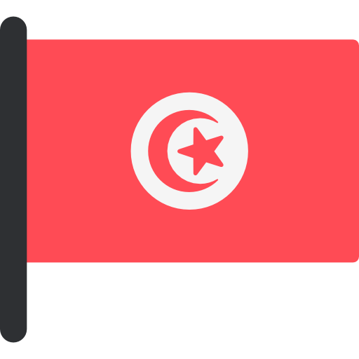 tunísia Flags Mast Ícone