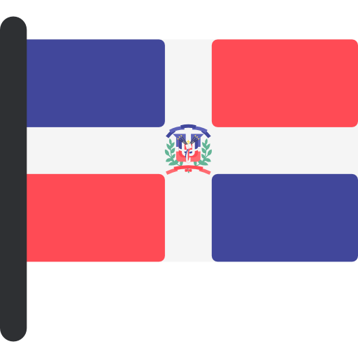 république dominicaine Flags Mast Icône