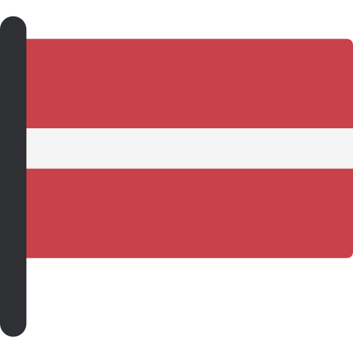 lettonie Flags Mast Icône
