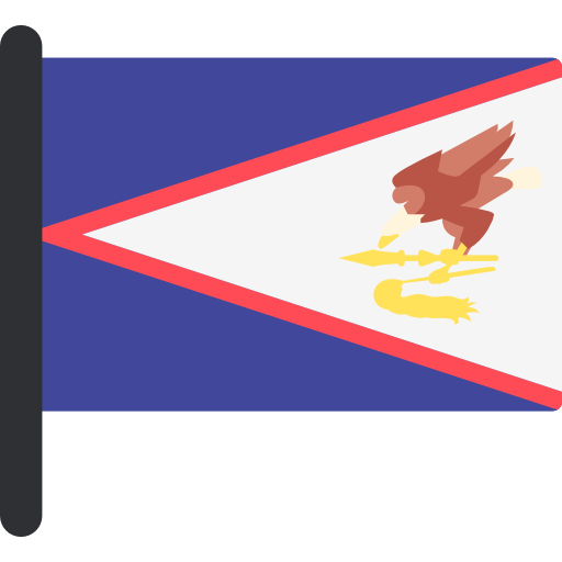 samoa americana Flags Mast icono