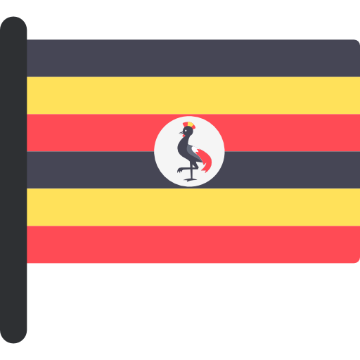 uganda Flags Mast Ícone