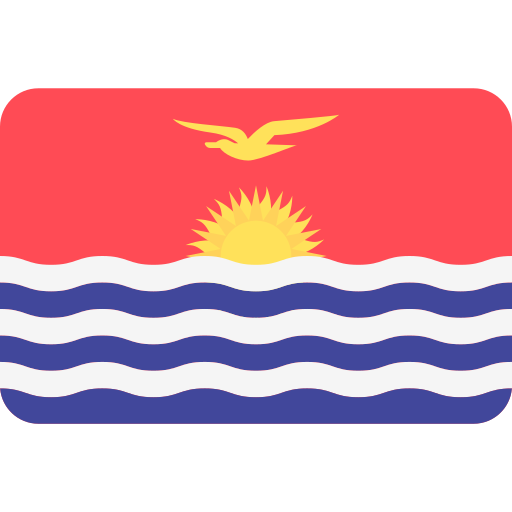 kiribati Flags Rounded rectangle icon