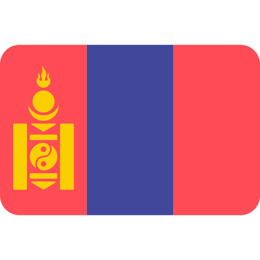 몽골리아 Flags Rounded rectangle icon