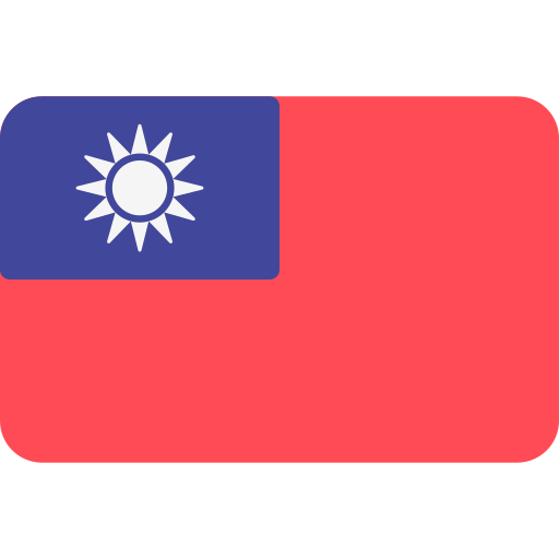 taiwan Flags Rounded rectangle icoon