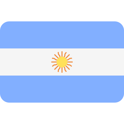 argentina Flags Rounded rectangle Ícone