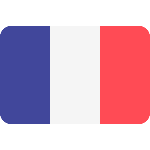 france Flags Rounded rectangle Icône