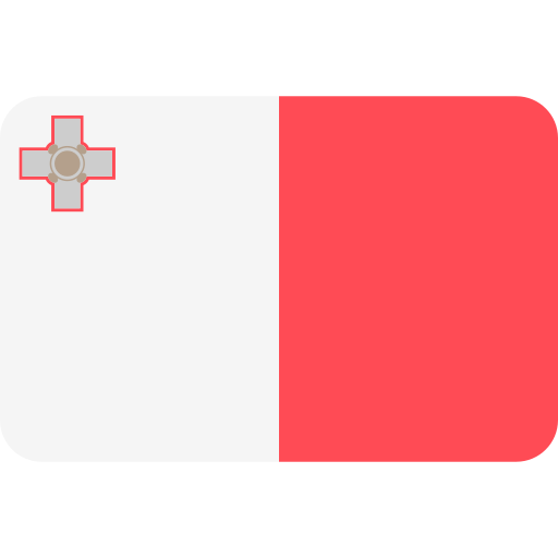 malta Flags Rounded rectangle icono