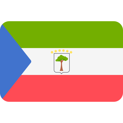 Äquatorialguinea Flags Rounded rectangle icon