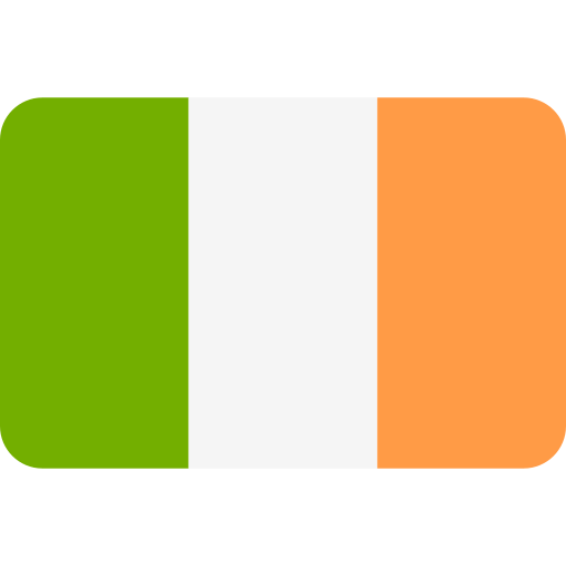 ierland Flags Rounded rectangle icoon