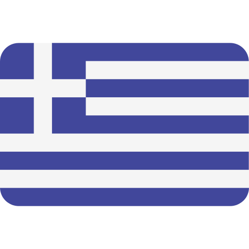 grecia Flags Rounded rectangle icono