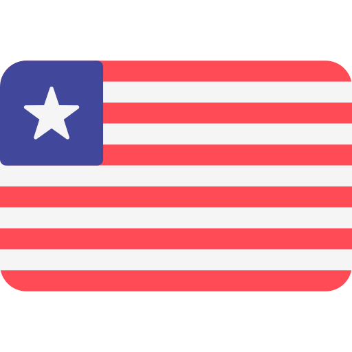 liberia Flags Rounded rectangle icoon